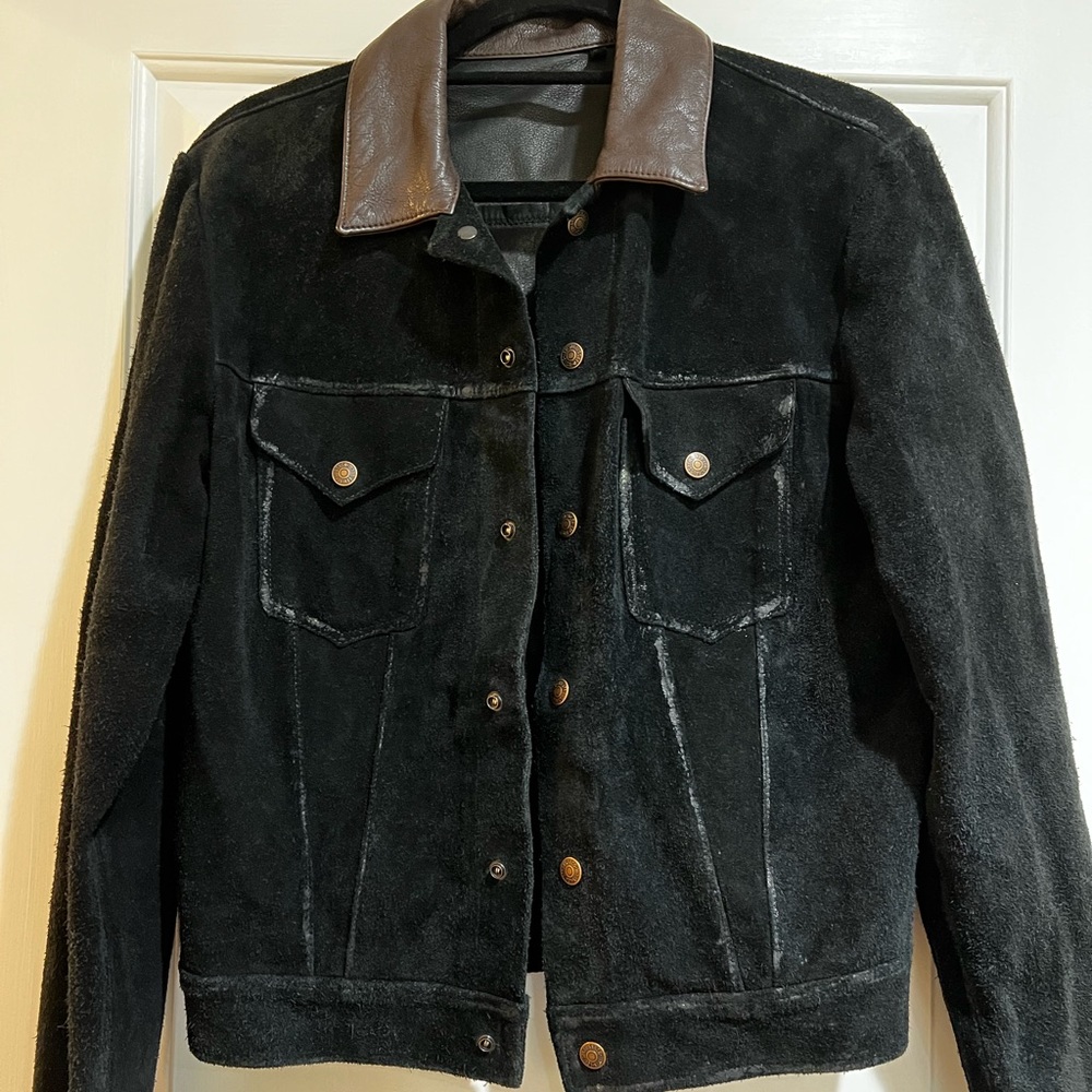 Levi’s Genuine Suede and Leather Trucker Jacket